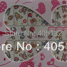 W046-W060,, 20 листов/партия, смешанная серия W, милые дизайнерские блестящие наклейки на воду, переводные наклейки для ногтей