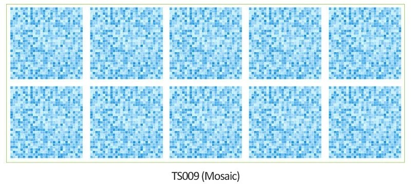 20x20 см 15x15 см 10 шт./партия самоклеющаяся Съемная плитка наклейки черная мозаика креативная плитка для пасты кухня ванная комната пол подарок - Цвет: TS009