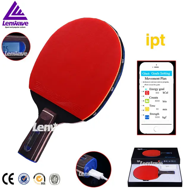 Cheap Ping Pong Racket System IPT Smart Racquet Fitness Equipment Machine Smart Sports Products Reduce Calorie Table Rackets