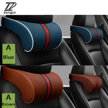 

ZD 1X For Renault Megane 2 3 Duster VW Touran Passat B6 Golf 7 5 6 T5 T4 Fiat 500 Car Neck pillow Three primary colors Headrest