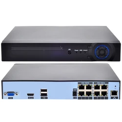 H.265 8 Channel POE NVR 48V 802.3af ONVIF CCTV 4MP/5MP NVR XMEYE APP For POE IP Camera system Surveillance Camera H.265 8 Channel POE NVR 48V 802.3af ONVIF CCTV 4MP/5MP NVR XMEYE APP For POE IP Camera system Surveillance Camera