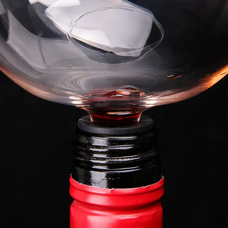 Drinking Partner Handmade Crystal Red Wine Pourer Glass Creative Red