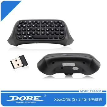 

2.4GHz Wireless Chatpad for Xbox 1/Xbox One/Xbox One S Game Controller Gamepad Chat Pad Mini External Keyboard