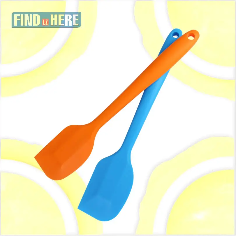  Silicone Spatula Butter Stirring Cake Scraper Brush Non-Stick & Heat Resistant Utensils for Cooking