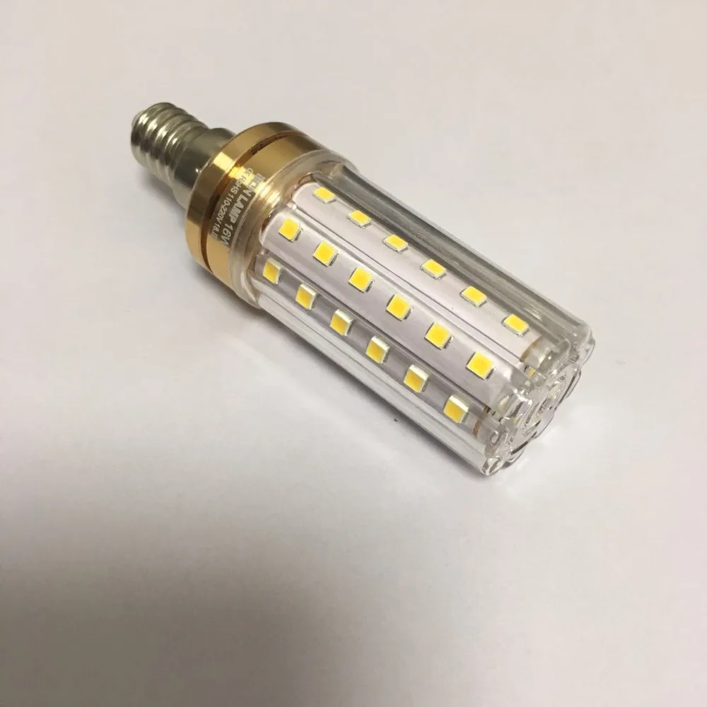 20 шт./лот e14 220 v Светодиодные лампы 2835 Smd светодиодные лампы E14 кукурузы 8 Вт 12 Вт 16 Вт светодиодные лампы Bombillas двойной Цвет temperaturelight лампада