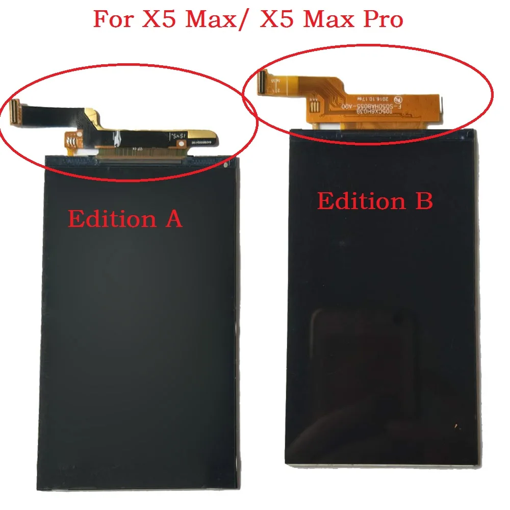 Для Doogee X5 Max/X5 Max Pro ЖК-дисплей с сенсорным экраном Senor черно-белый с инструментами и лентой