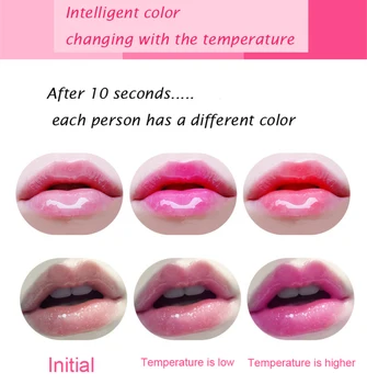 Lip Care 6 Color Lip plumper Long Lasting Lip Balm Magic Jelly Flower Color Changing