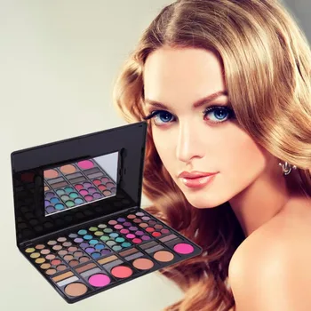 

Popfeel 78Color Eyeshadow Palette Make Up Shadow Concealer Contour Lips Makeup Set Combination Waterproof Lasting Cosmetic Set