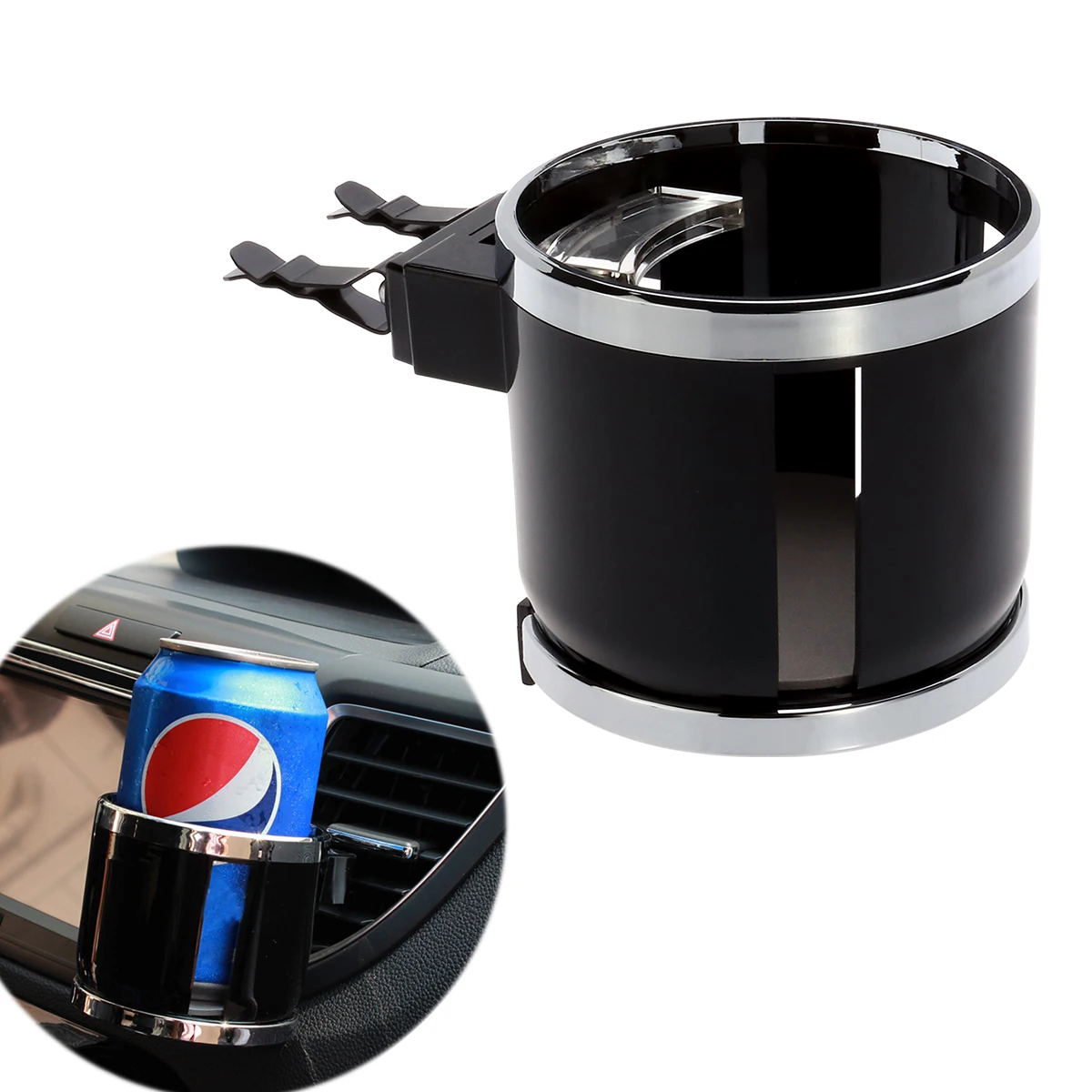 Drink & Phone Clip on Holder Car Air Vent Mount Soft Drink