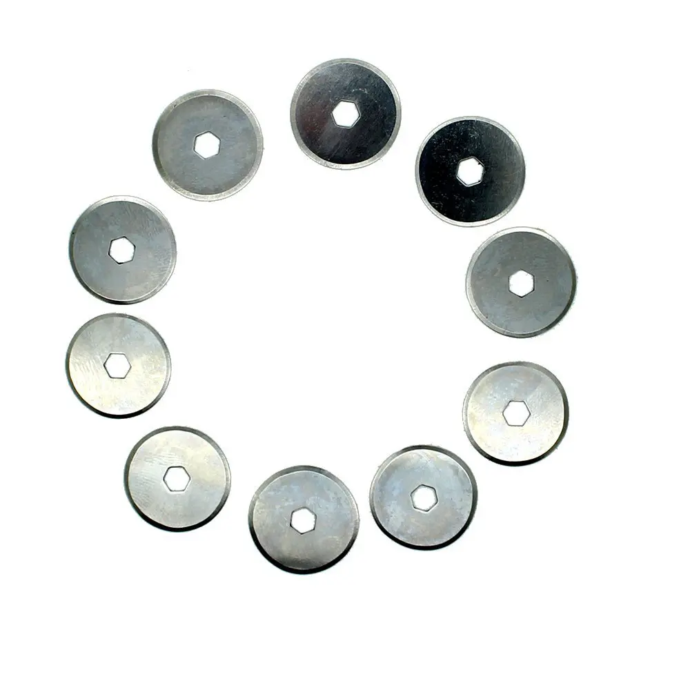 10X 18mm Rotary Blade Replacement Blade for OLFA, Fiskars, TRUE CUT brand cutting machinein