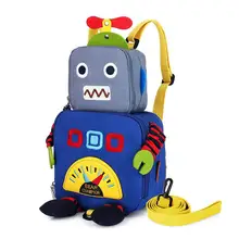 Аниме Робот 2 стиля плюшевый рюкзак Детская сумка плюшевые мягкие куклы животных мягкую игрушку для маленьких детей подарки на день рождения