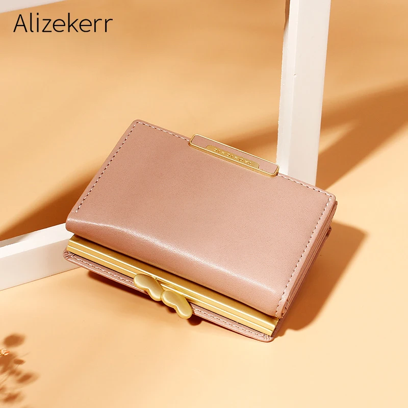 

Short Wallets 2019 Women Luxury Brand PU Leather Hasp Heart-shaped Designer Female Small Card Wallet Mini Coin Purse For Women