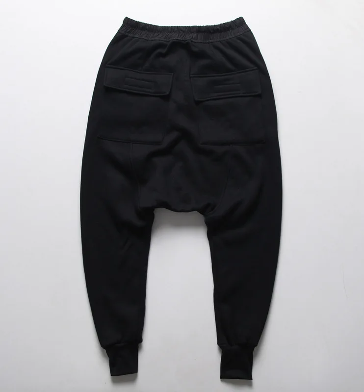 Hzijue السراويل الهيب هوب رقص الحريم sweatpants قطرة المنشعب السراويل الرجال الباركور المسار مدبب