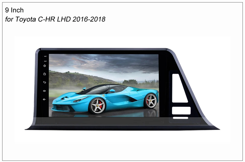 Excellent SINOSMART 2.5D IPS  Car Audio GPS Navigation Player for Toyota C-HR LHD 2016/Sequoia Tundra 32EQ DSP, 4G SIM Card Slot Optional 10