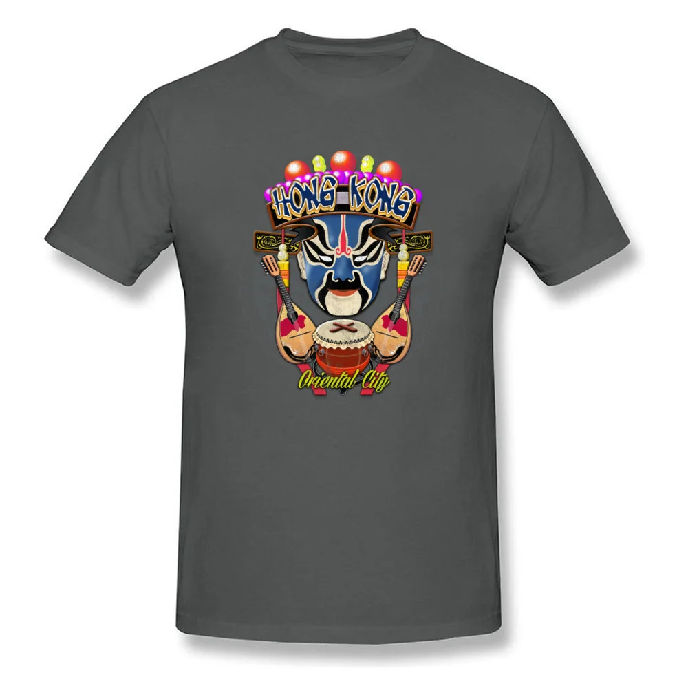 Hong Kong Mask Design T-Shirt for Male 100% Cotton Fabric Summer Fall Tops & Tees Tee Shirt Short Sleeve Creative Round Collar Hong Kong Mask carbon