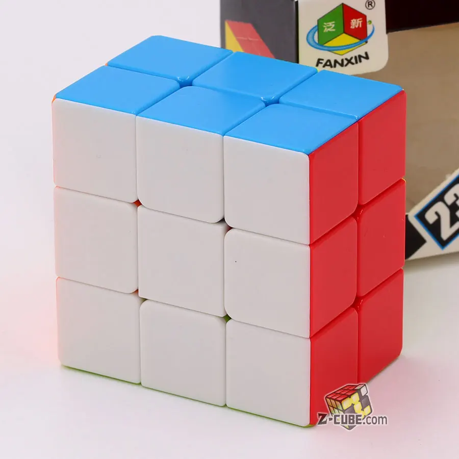Головоломка волшебный куб FanXin 2x3x3 233 3x3x2 платод странной формы Профессиональный скоростной куб легко обучающий образовательная логическая игра игрушка - Цвет: Fanxin 233(colorful)