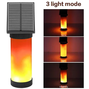 

LED Solar Path Torch Dancing Flame Light Flickering Garden Outdoor Lamp Lawn Lamp Garden Landscape Light