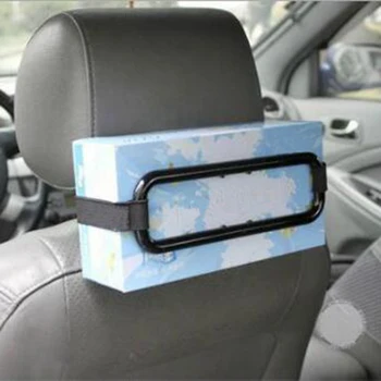 

New Car Sun Visor Tissue Paper Box Auto Accessories Holder Paper Napkin Seat Back Bracket Paper Holder Auto Fastener Clip