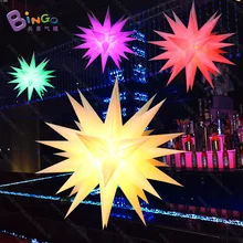 1.2 м диаметры Цвета Изменяемая надувные Освещение Звезды горячего День рождения украшения для отображения игрушка