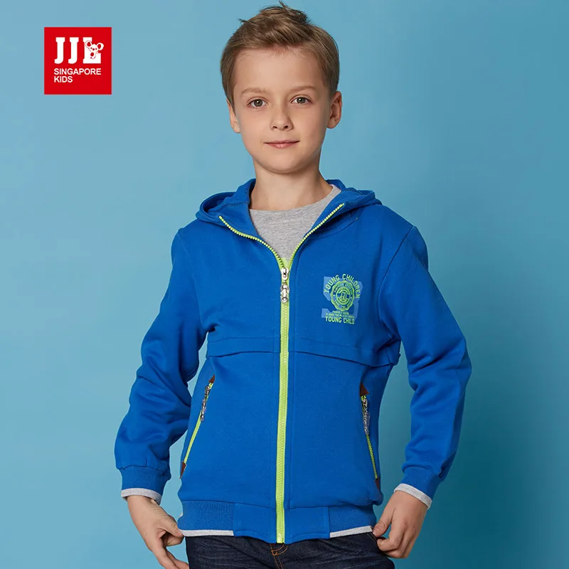 brand boys spring coats solid color kids coats boys trench boys