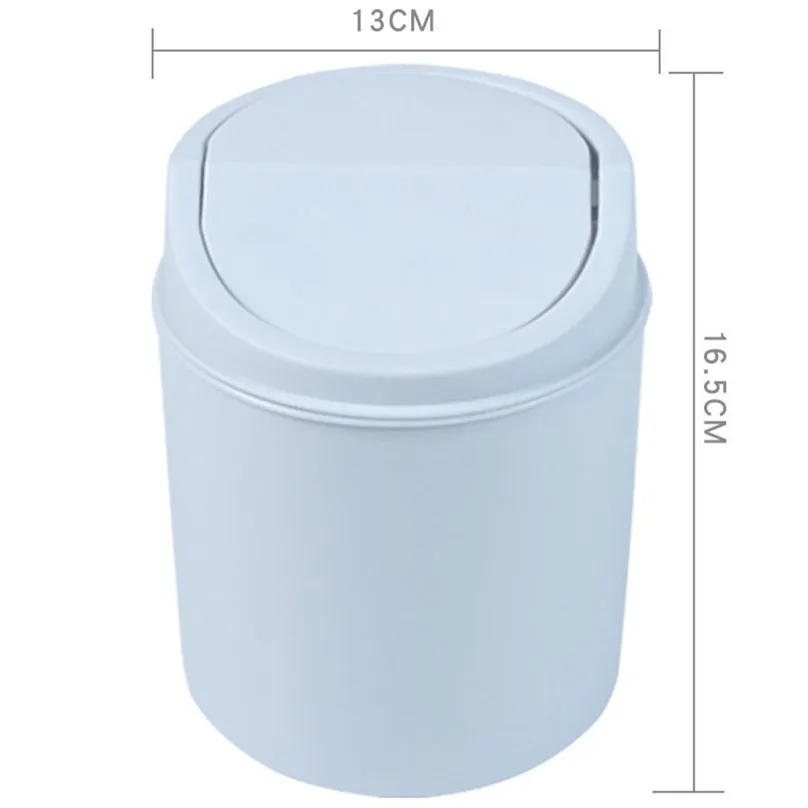Hot Trumpet Desktops Mini Creative desktop Waste Bins Covered Kitchen Living Room Trash Can selection desktop trash #3d05 (8)