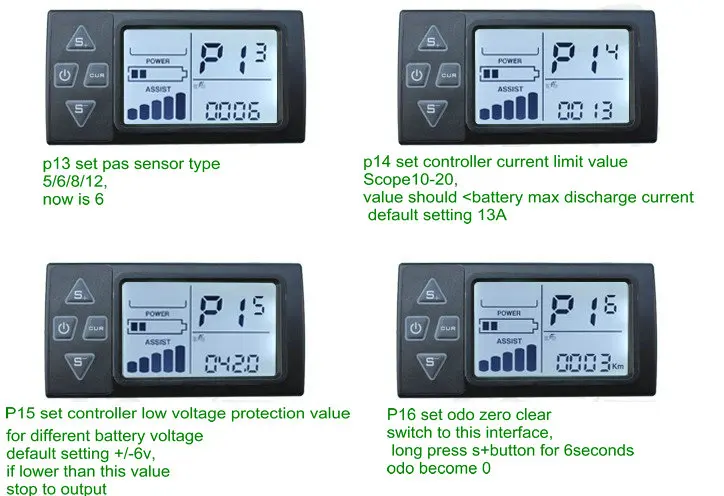 861 display P13-P16