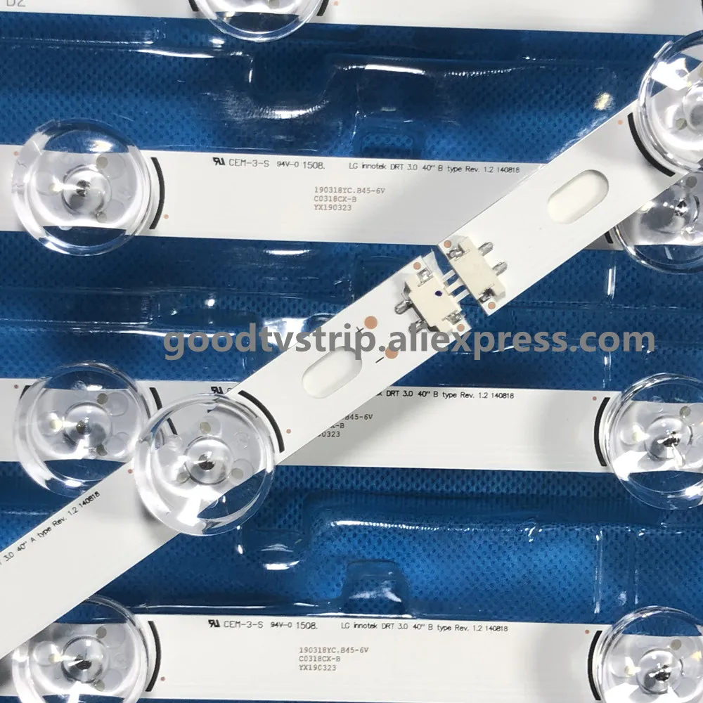 8 шт./компл. светодиодный srip DRT4.0 40 &quotB Тип SVL400 для LG 40FL5300J INNOTEK 40FL5400 DRT 4 0 40&quot A B s 41 5 см