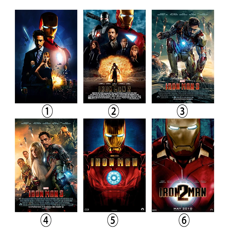 Us 1 0 58 Off Iron Man Silk Posters And Prints Robert Downey Jr Hot Superhero Movie Art Painting Bedroom Decor Decorative Pictures In Painting