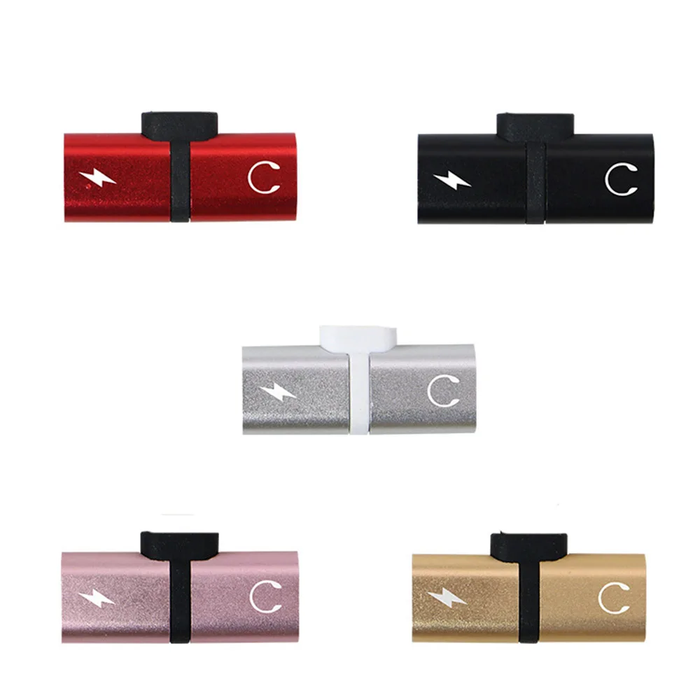 

For iphone 7 Audio Adapter Splitter Double Jack Earphone Charging/Audio/Calling Adapter For iphone X XS XSMax XR 8 8 plus IOS 12