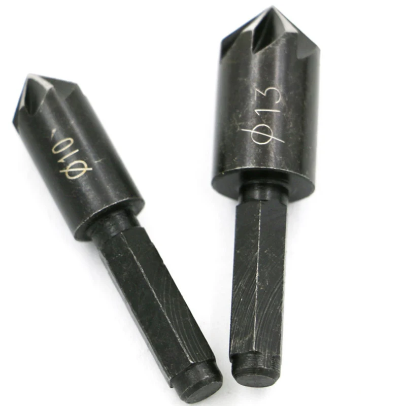 

2pcs hss Chamfer Cutter hex shank countersink mini drill bit set for woodworking dremel wood drill marcenaria ferramentas