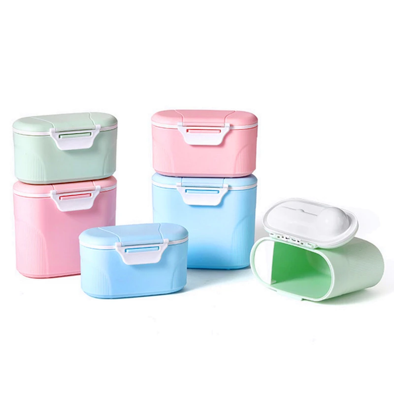 Infant Baby Milk Powder Formula Dispenser Food Container Pot Storage Feeding Box