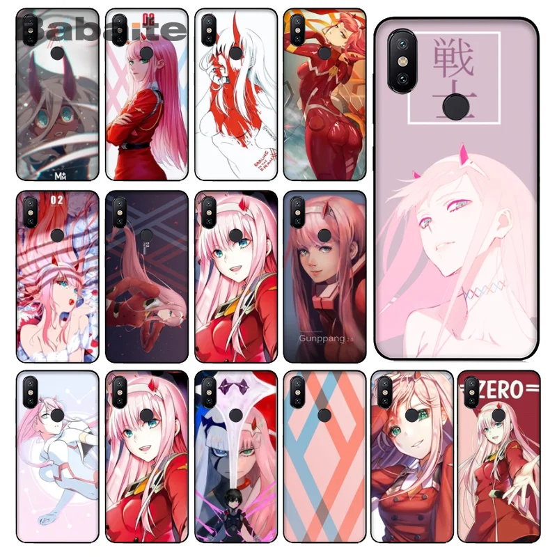 

Darling in the FranXX Soft Silicone TPU Phone Cover For Xiaomi MAX2/3 Note2 Note3 Redmi5 Redmi 5plus MI8 mi6