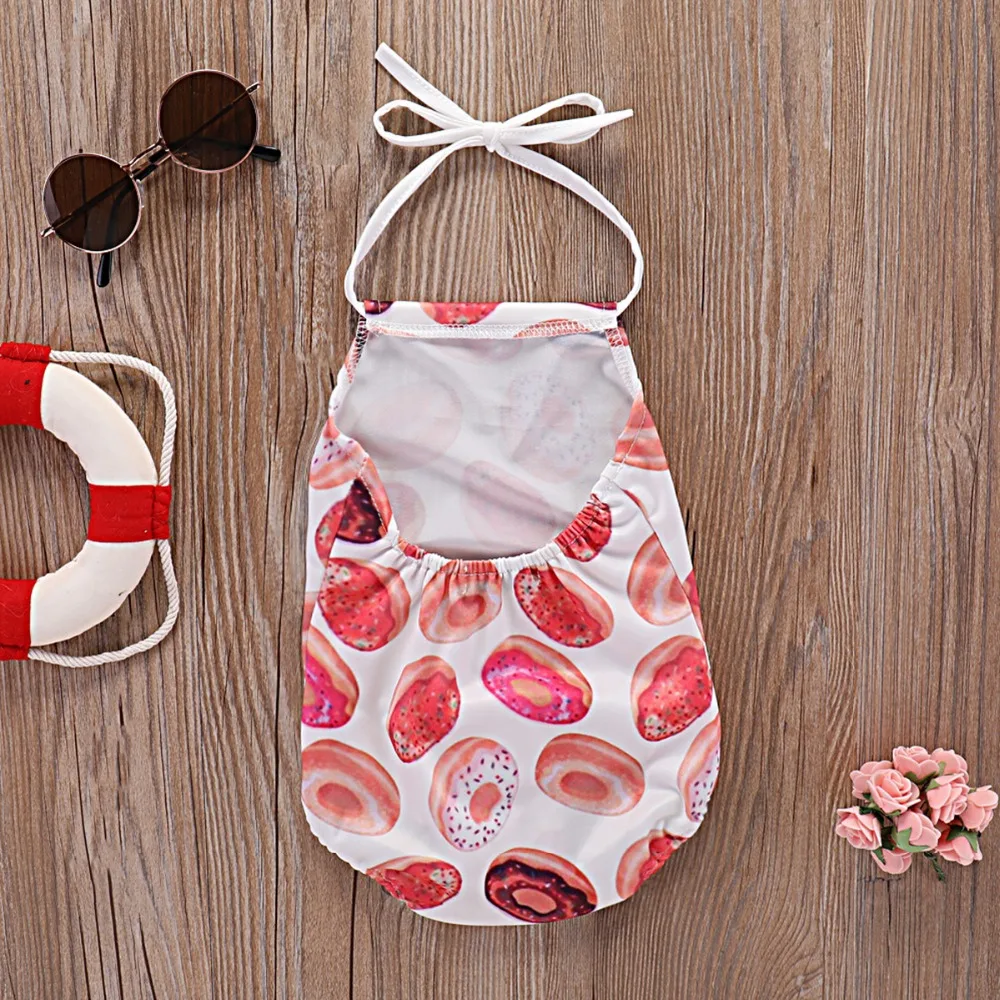 

2019 Toddler Kids Baby Girls One-piece Swimsuit Babies One piece Swimwear Swimsuits Bathing Suit Beachwear 0-3T Clothing