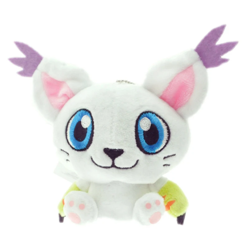 

5pcs/lot 4" Digital Monster Digimon Adventure Tailmon Plush Keychain Pendant Cute Digimon Plush Toy Soft Stuffed Toys Gifts