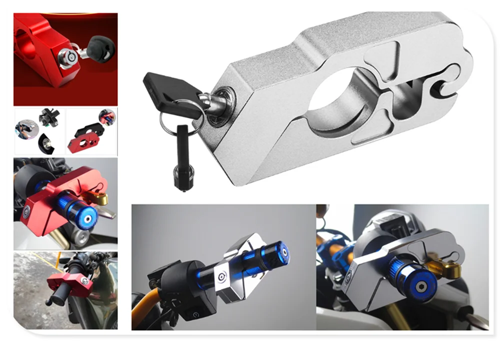 

Motorcycle ATV aluminum alloy anti-theft security lock handle brake for Aprilia MANA MODEL RST1000 FUTURA RSV MILLE R
