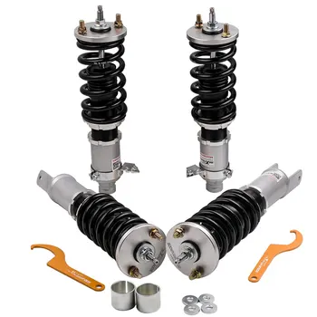 

Coilover for Honda Civic EK EJ EM 96-00 Adj. Damper Suspension Kits Coilovers Coil Struts 1988 1989 1990 1991 Adj Height Grey