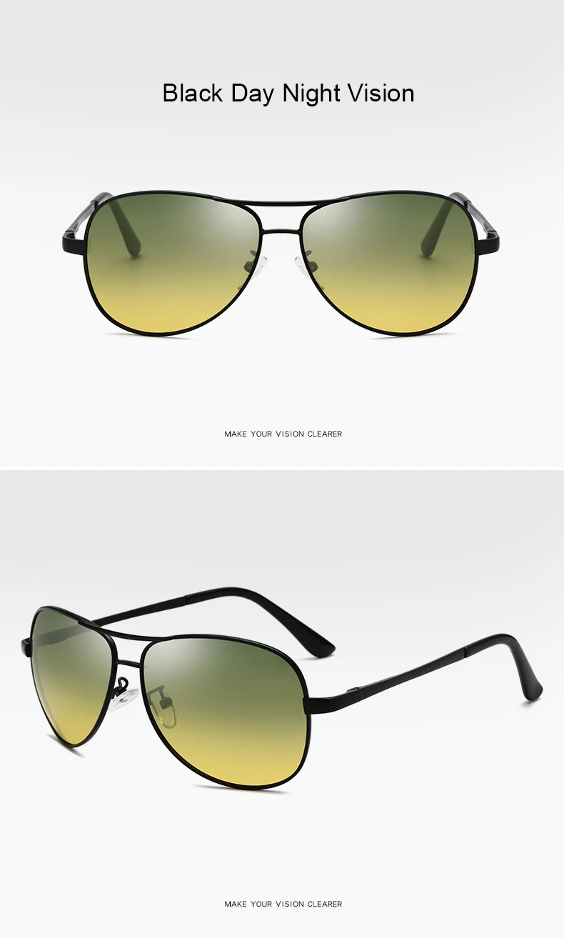 HBK, винтажные фотохромные солнечные очки пилота для мужчин и женщин, бесцветные солнечные очки пилота для рыбалки, мужские весенние дужки