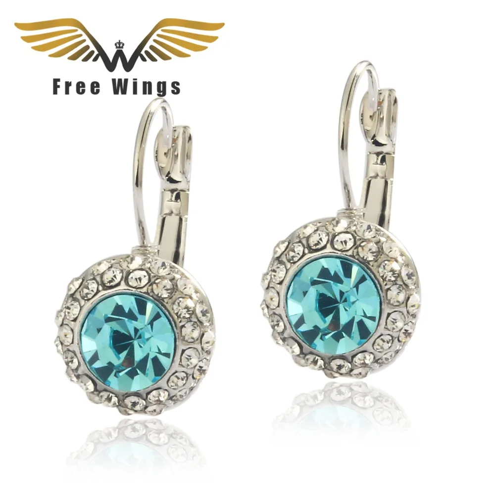 

Rhinestone Austrian Crystal Earrings for Women from india bohemian Earings Fashion Jewelry 2017 Dropshipping