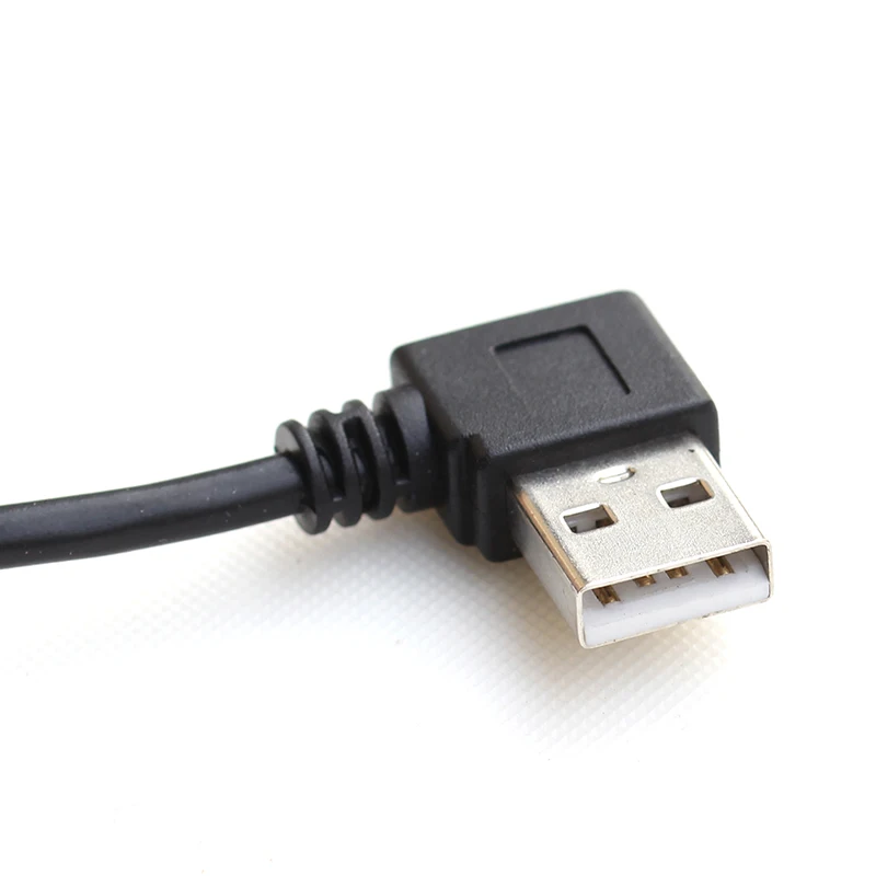 50 см USB 2,0 Мужской до 4pin USB B Тип правый угол данных зарядный кабель для USB2.0 принтера и сканера