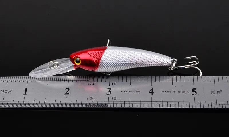 FervorFOX 10 шт./лот приманка для рыбалки плавание на глубине жесткая приманка для рыбы 9 см 8 г искусственные приманки воблер для рыбалки Япония pesca