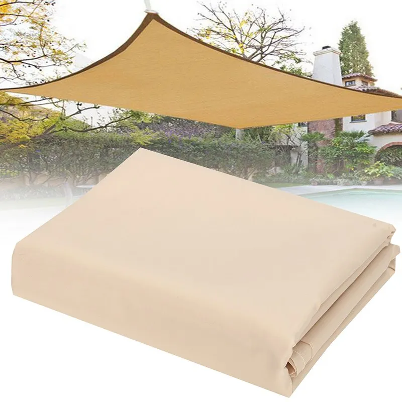 2x1.8 متر غطاء مظلة الشمس الظل الشراع شبكة صافي outdoor حديقة النبات للماء المظلة حافة البيج أشعة الشمس المأوى الصيف ظلال