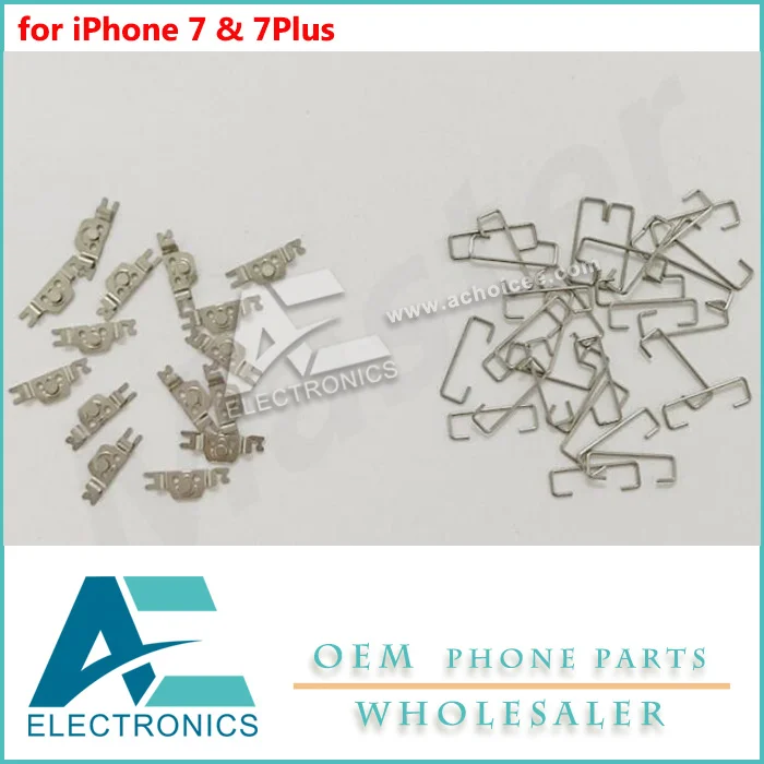 

for iPhone 7 7plus on volume buttons or power buttons Metal Spacer Shim Holder Accessory Bundles 10pairs/lot