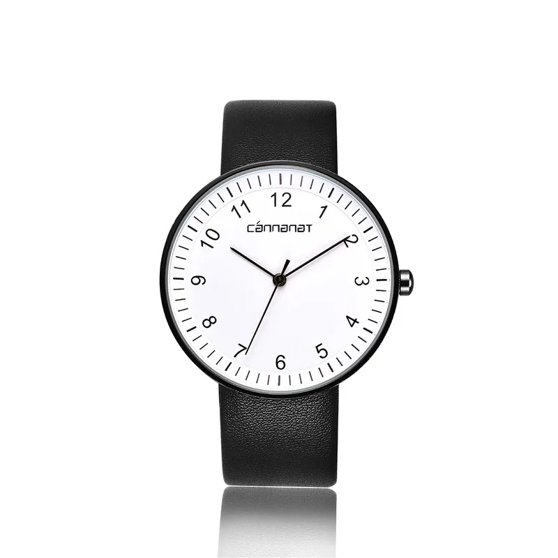 

2018 New Women Fashion Casual Leather Watch Round Shape Concise Elegant Analog Quartz Business Wristwatch Ladies Watches