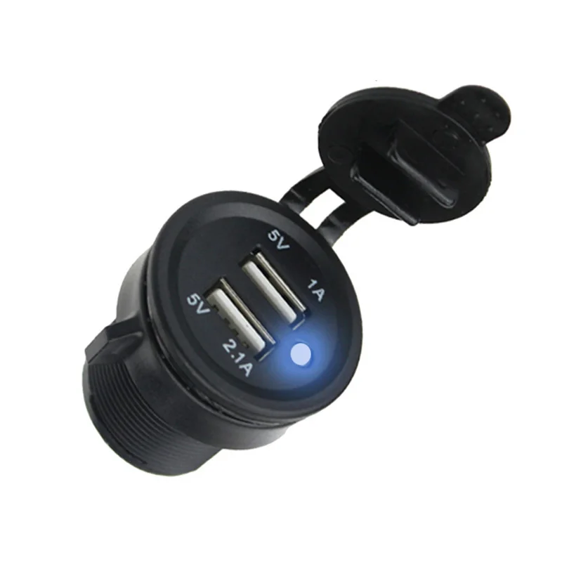 12V-24V-3-1A-Dual-USB-Waterproof-Car-and-Motorcycle-Cigarette-Lighter-Car-Charger