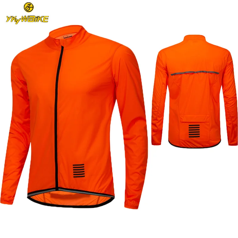 YKYWBIKE MTB Reflective Cycling Jackets Men Waterproof and Windproof