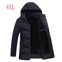Мужская хлопчатобумажная с мягкой набивкой парка зимняя куртка мужская теплая зимняя куртка s Мужская casacos masculino Толстая теплая зимняя куртка и куртка