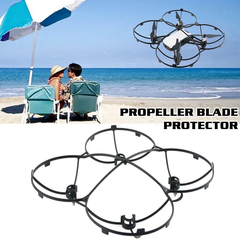 Drone Circles Protector Uav Accessories Protector Uav Protection Rack Nylon Black for DJI TELLO Drone Indoor Outdoors