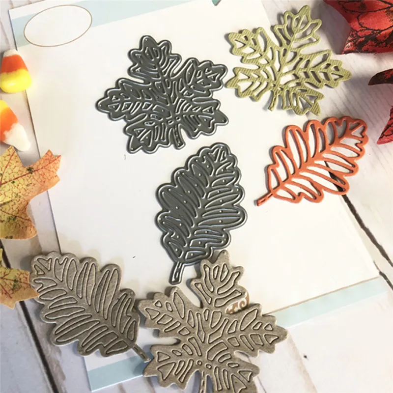 

GJCrafts Leaves Dies Metal Cutting Dies New 2019 for Card Making DIY Scrapbooking Embossing Cuts Paper Stencil Craft Dies