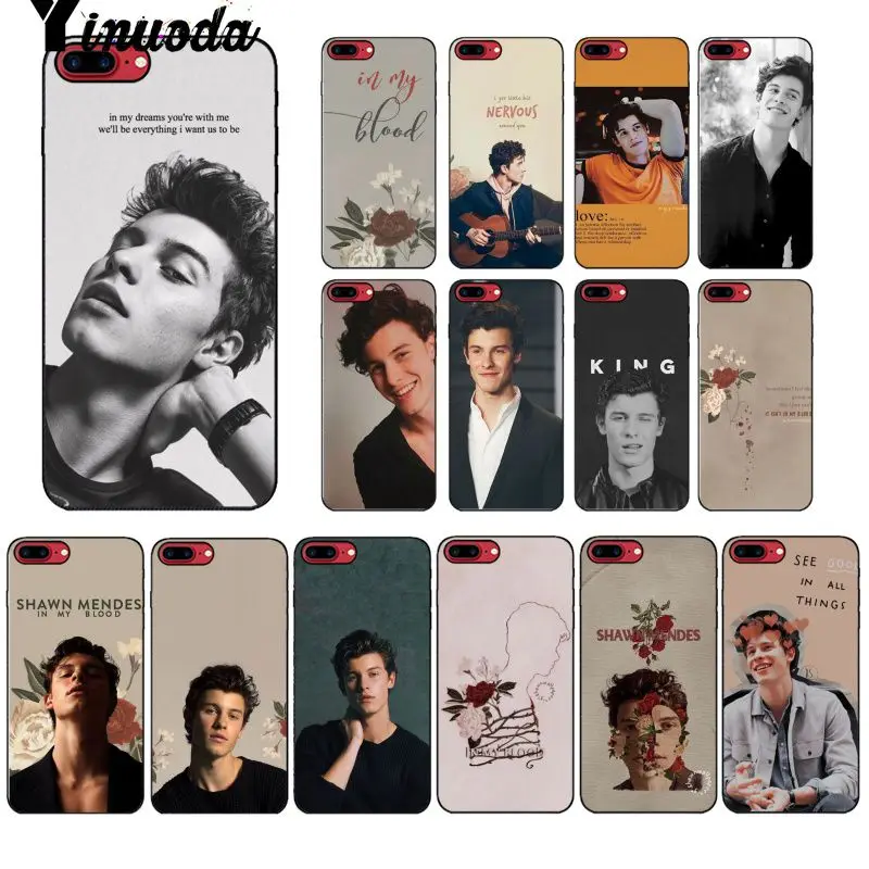 Yinuoda Канада певицы Shawn Mendes чехол для телефона из мягкого силикона ТПУ с рисунком