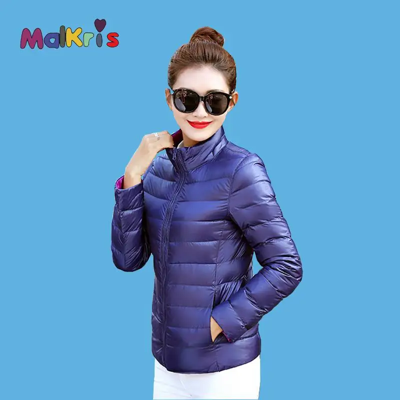 

Winter Jacket Women 2016 Ultra Light Short Down Cotton Coat Women Slim Stand Neck Jacket Women's Outerwear Fashion Jacket Coat